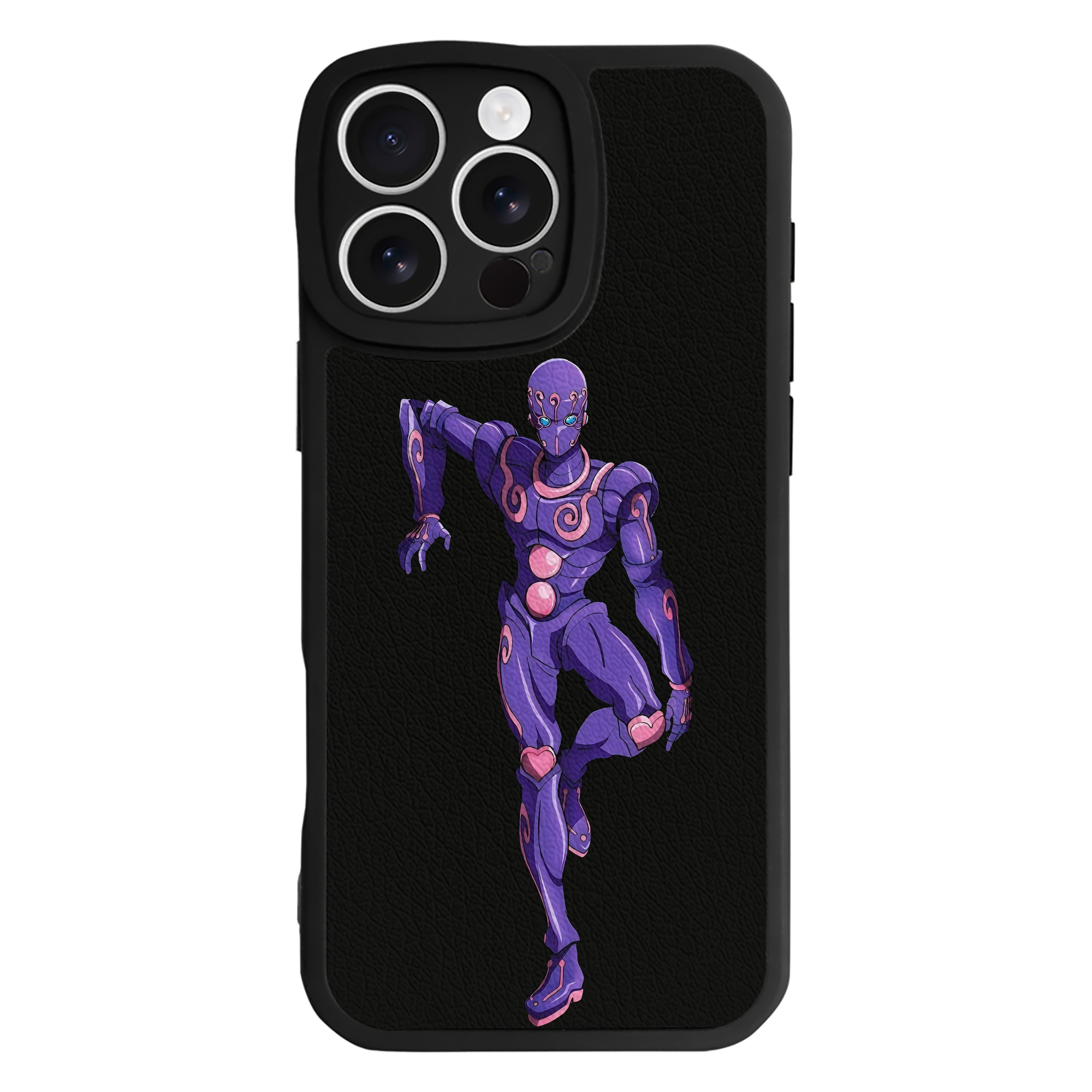 （画像用） ジョジョの奇妙な冒険 JoJo's Bizarre Adventure 【iPhone 16シリーズ対応】シリコンスマホケース（レザー調） 材質：シリコン